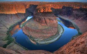 Landscapes Deserts Arizona Horseshoe Bend Rivers Download wallpaper thumb