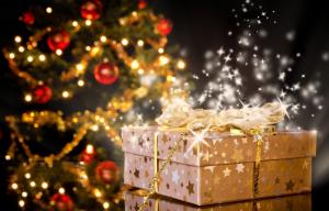 new year, christmas, tree, toys, gifts, spirits, stars wallpaper thumb