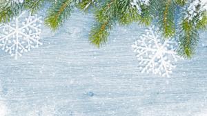 Christmas tree, snow, winter wallpaper thumb