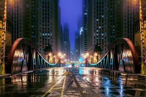 Chicago, Illinois, the city of bridges wallpaper thumb