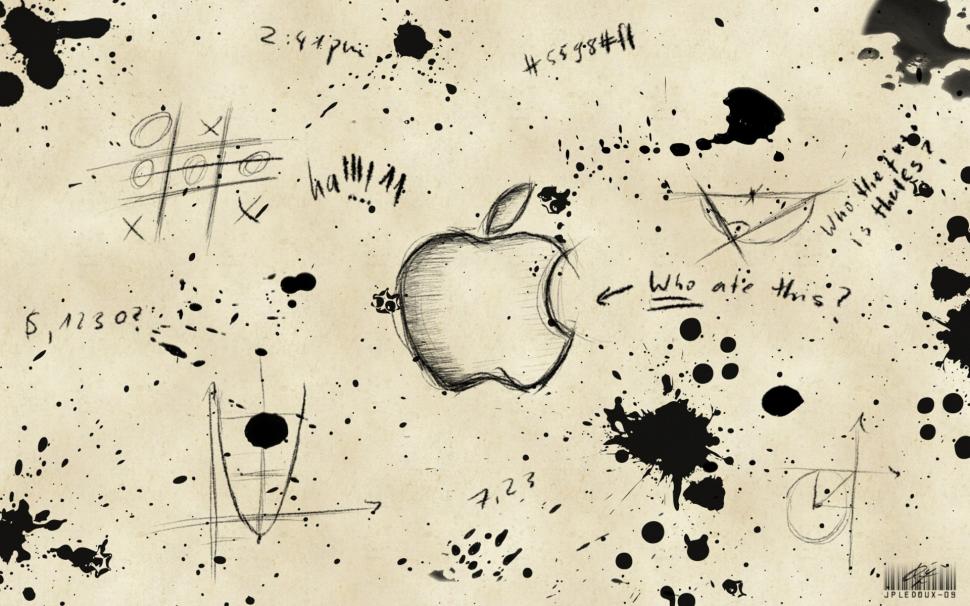 Apple Sketch wallpaper,apple logo HD wallpaper,logo apple HD wallpaper,iphone HD wallpaper,mac HD wallpaper,1920x1200 wallpaper