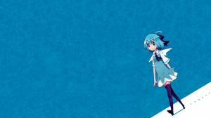 Anime Blue Cirno Touhou HD wallpaper thumb