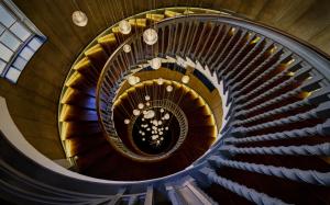 Spiral Staircase Stairs HD wallpaper thumb