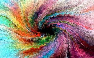 Abstract Color Swirl wallpaper thumb