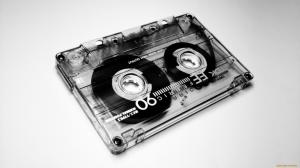 Cassette Tape BW HD wallpaper thumb