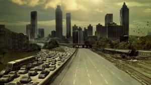 The Walking Dead, TV Series, City, Cars, Vehicle, Dark, Horror wallpaper thumb