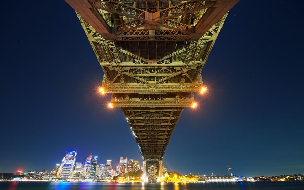 Sydney Bay Bridge wallpaper,bridge HD wallpaper,sydney HD wallpaper,2560x1600 wallpaper