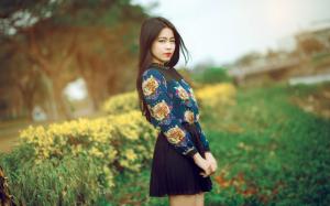 Brunette Model Asian Girl Fashion wallpaper thumb