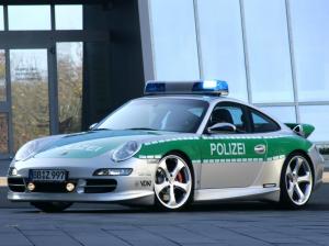Porsche Police Car wallpaper thumb