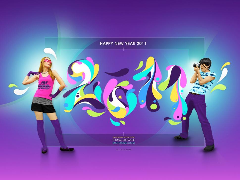 Happy New Year 2011 HD wallpaper,year wallpaper,2011 wallpaper,happy wallpaper,1600x1200 wallpaper