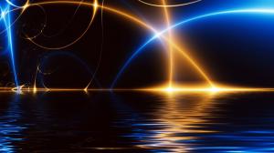 Abstract lines of light wallpaper thumb