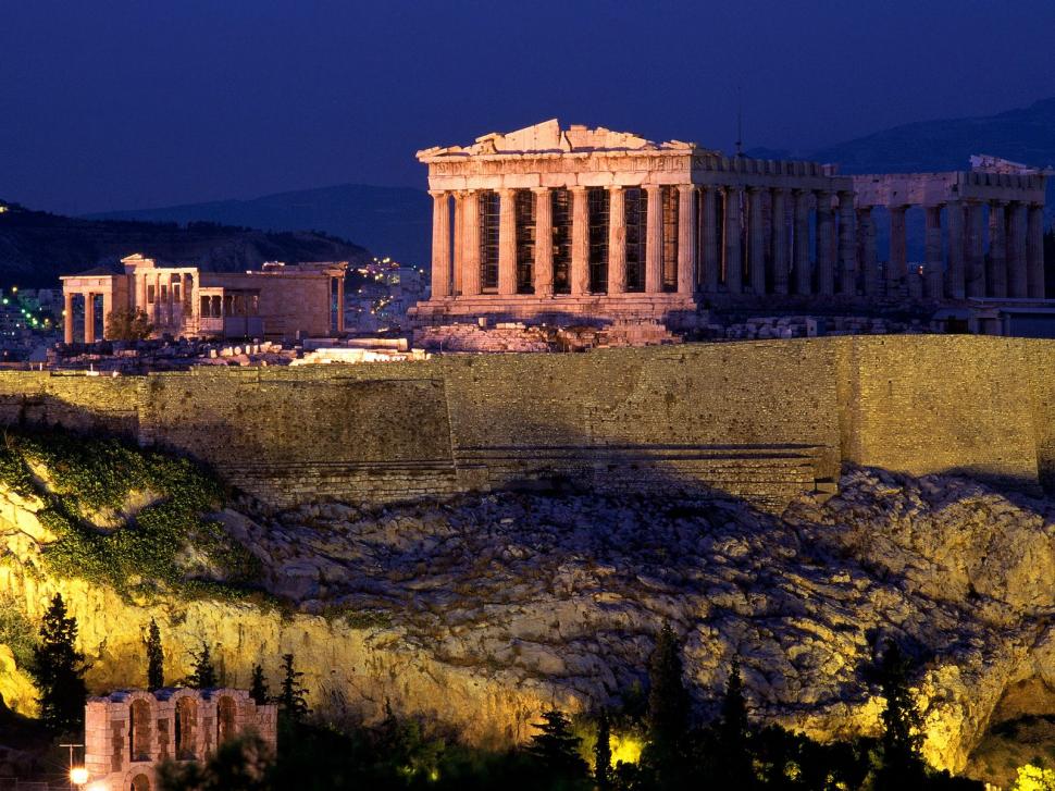 The Acropolis Greece wallpaper,greece wallpaper,acropolis wallpaper,1600x1200 wallpaper