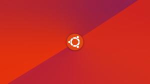 Ubuntu, Operating Systems, Logo, Red wallpaper thumb