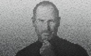 Steve Jobs in cubic pixels wallpaper thumb