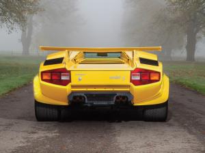 Lamborghini Countach yellow cars classic car wallpaper thumb