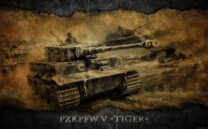 World of Tanks Tanks PzKpfw VI Tiger Games wallpaper thumb