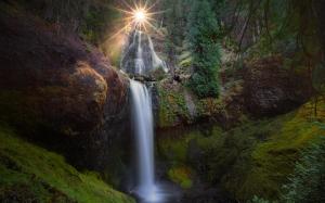 Waterfalls, Gifford Pinchot National Forest, Carson, Washington, USA wallpaper thumb