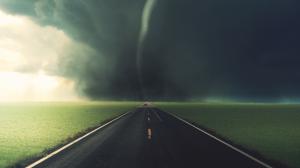 Road Tornado Storm HD wallpaper thumb