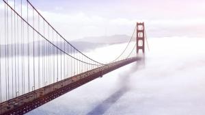 Golden Gate Bridge in Fog wallpaper thumb