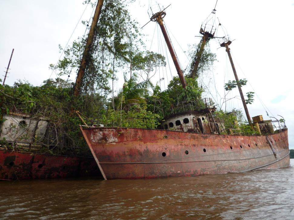 Ship, Old Ship, Rust in Peace, Trees, Shipwreck wallpaper,ship HD wallpaper,old ship HD wallpaper,rust in peace HD wallpaper,trees HD wallpaper,shipwreck HD wallpaper,3072 x 2304 HD wallpaper,3072x2304 wallpaper
