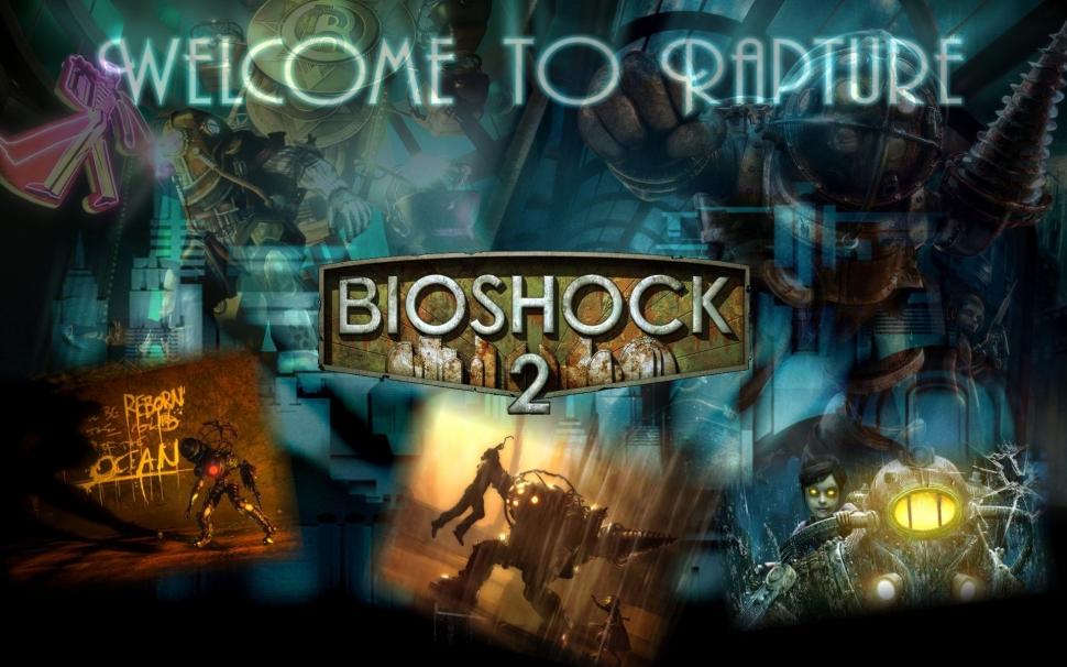 Bioshock 2 wallpaper,bioshock HD wallpaper,big daddy HD wallpaper,little sister HD wallpaper,logo HD wallpaper,1920x1200 wallpaper