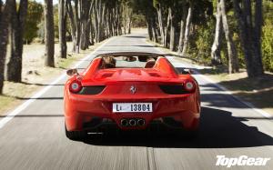 Ferrari 458 Italia Motion Blur Top Gear HD wallpaper thumb