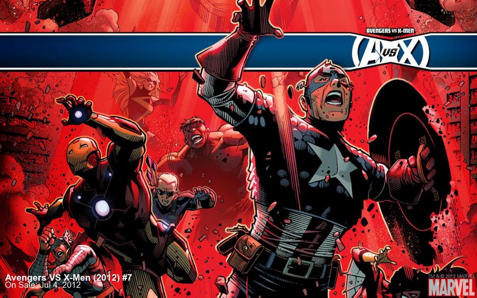 Avengers vs X-Men Captain America Iron Man Hulk The Hulk Thor HD wallpaper  | anime | Wallpaper Better