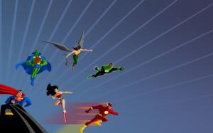 Wonder Woman Superman Batman Green Lantern HD wallpaper thumb
