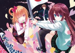 Anime Girls, Sweet, Eating, Wink, Lollipop wallpaper thumb