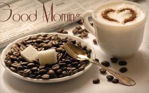 Good morning coffee wallpaper thumb