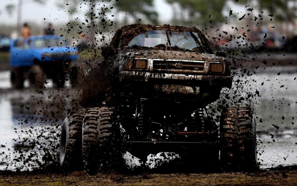 Toyota Truck Mud Off Road Monster Truck HD wallpaper,cars HD wallpaper,road HD wallpaper,toyota HD wallpaper,monster HD wallpaper,truck HD wallpaper,off HD wallpaper,mud HD wallpaper,1920x1200 wallpaper