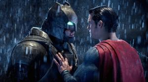 Batman v Superman 2016, heroes face to face wallpaper thumb