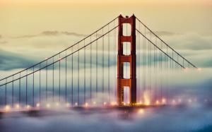 Amazing Golden Gate Bridge Fog wallpaper thumb