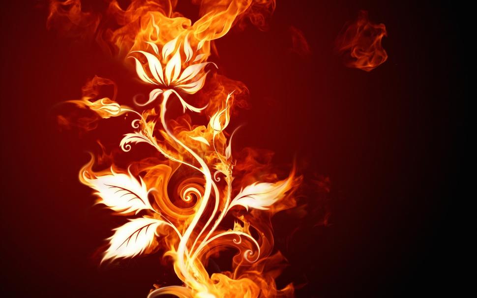 Burning Flower wallpaper,fire flower HD wallpaper,flower fire HD wallpaper,fire art HD wallpaper,2880x1800 wallpaper