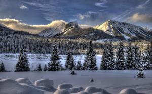 Amazing Winter Lscape Hdr wallpaper thumb