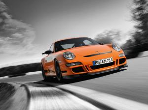 Porsche GT3 RS Motion Blur Colorsplash Track Race Track HD wallpaper thumb