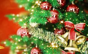 new year, christmas, tree, toys, bells, ribbon, holiday wallpaper thumb