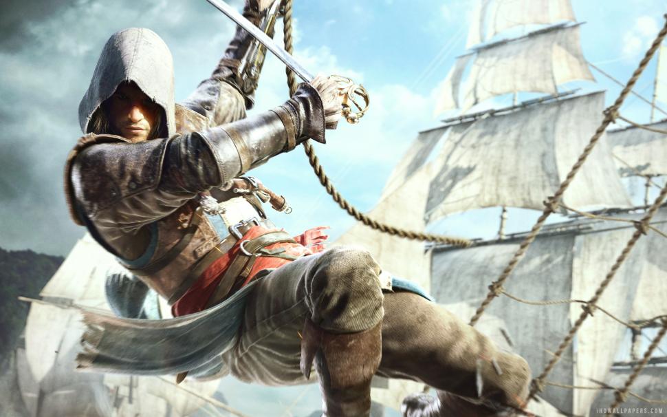 Edward Kenway in Assassin's Creed 4 Game wallpaper,game HD wallpaper,creed HD wallpaper,assassin's HD wallpaper,kenway HD wallpaper,edward HD wallpaper,2880x1800 wallpaper