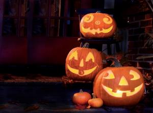 halloween, holiday, pumpkin, faces, smiles wallpaper thumb