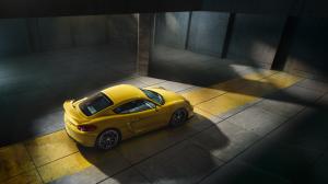 Porsche Cayman GT4, Yellow Car, Parking, Cars wallpaper thumb