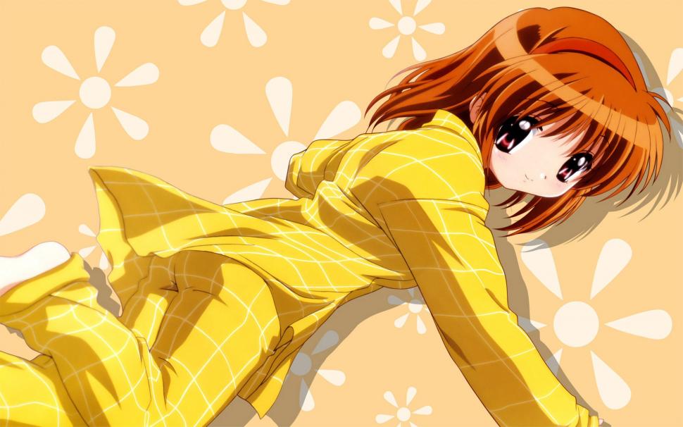 Anime girl sleeping wallpaper,Anime HD wallpaper,Girl HD wallpaper,Sleep HD wallpaper,Orange HD wallpaper,1920x1200 wallpaper