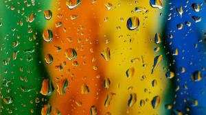 Rainy Glass Color wallpaper thumb