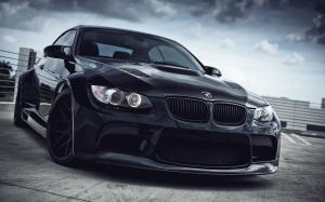 BMW M3 black car wallpaper thumb