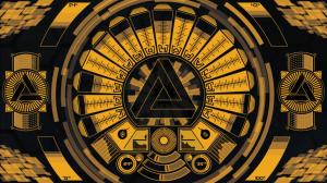Geometry, Abstergo Industries, Interfaces, Sound, Deus Ex: Human Revolution, Deus Ex, Penrose Triangle wallpaper thumb