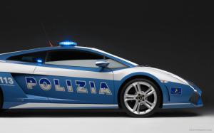2009 Lamborghini Police Car wallpaper thumb