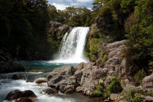 Waterfall, New Zealand wallpaper thumb