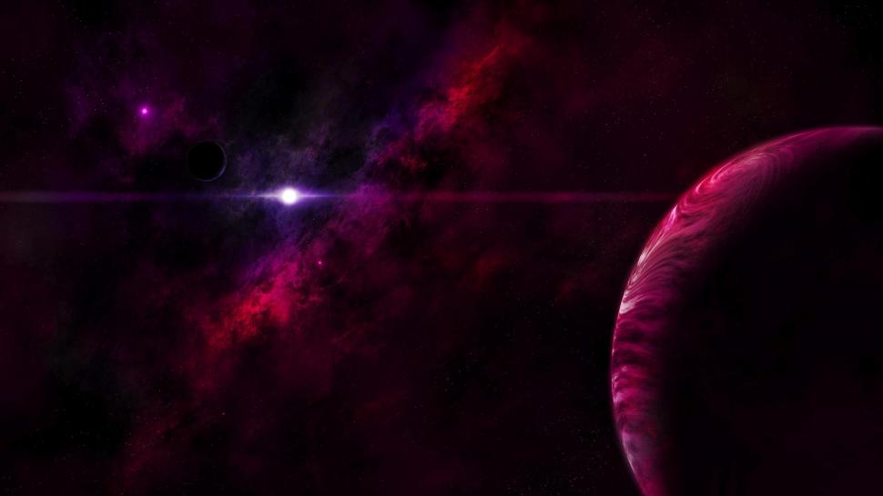 Red planets and a shiny star wallpaper,space HD wallpaper,2560x1440 HD wallpaper,star HD wallpaper,planet HD wallpaper,2560x1440 wallpaper