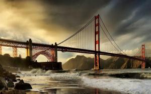 San Fransisco Bay Bridge wallpaper thumb