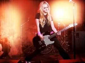 Avril Lavigne Rocking HD (2) HD wallpaper thumb