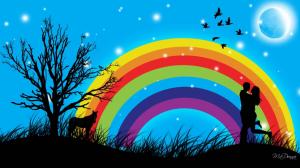 Love Under The Rainbow wallpaper thumb